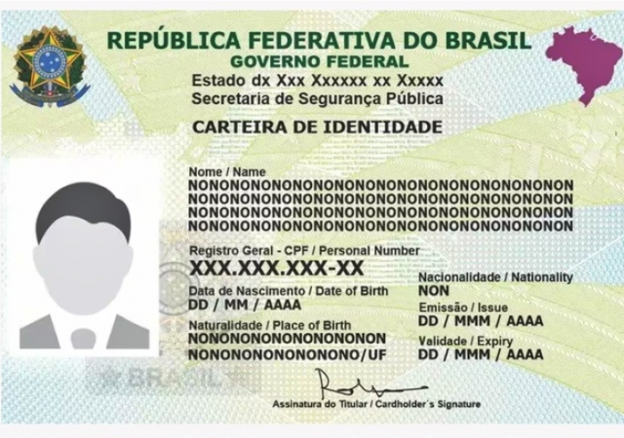 NOVA IDENTIDADE COMEÇA A SER EMITIDA NO BRASIL A PARTIR DESTA SEMANA