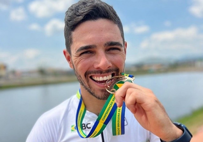 CICLISTA PATROCINENSE NICOLAS MACHADO É CAMPEÃO BRASILEIRO DE MARATONA 2023