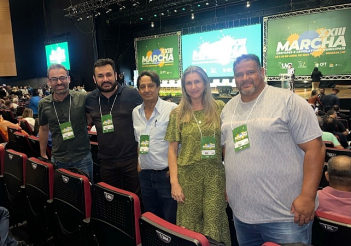 VEREADORES DE PATROCÍNIO PARTICIPAM DA XXIII MARCHA DOS LEGISLATIVOS MUNICIPAIS