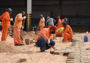 REFORMAS NA SEDE DO SEASPA PROMOVE PIRACEMA DE HOMENAGENS