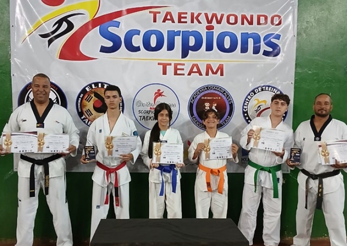 PROFESSORES E ALUNOS DE TAEKWONDO DE PATROCÍNIO SÃO HOMENAGEADOS EM SÃO GOTARDO