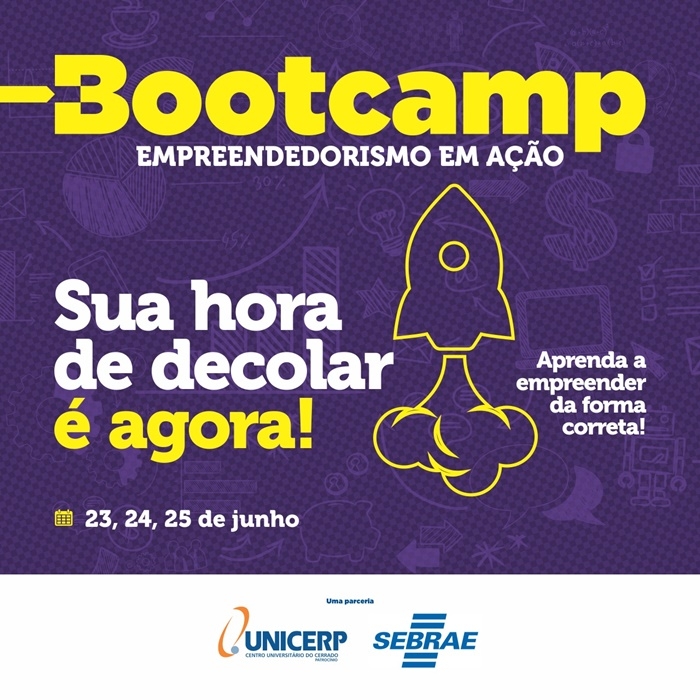 UNICERP E SEBRAE REALIZAM PRIMEIRA OFICINA BOOTCAMP SOBRE EMPREENDEDORISMO