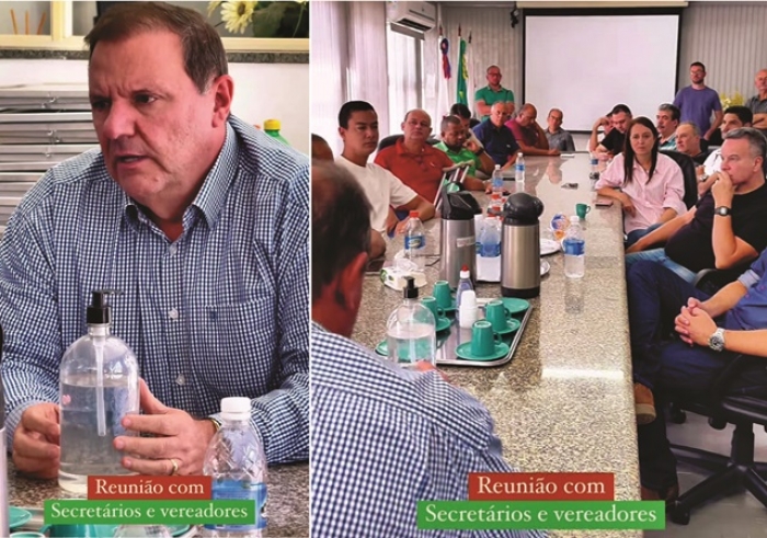 PREFEITO DEIRÓ SE REÚNE COM SECRETARIADO E ASSESSORES PARA DESPEDIDA