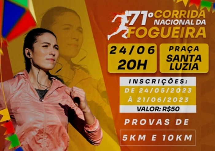 SMEL ABRE INSCRIÇÕES PARA A 71ª CORRIDA NACIONAL DA FOGUEIRA