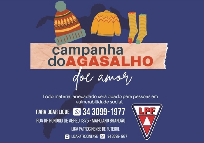 LPF INICIA SEGUNDA (23) CAMPANHA DO AGASALHO