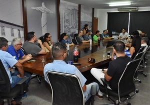 PRESIDENTE LEANDRO CAIXETA REÚNE-SE COM A IMPRENSA E PROPÕE DIÁLOGO E ÉTICA EM SUA GESTÃO