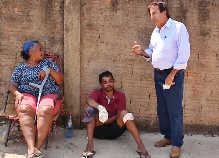 ALCIDES RELATA DESCASO COM VIDAS HUMANAS EM VÍDEO