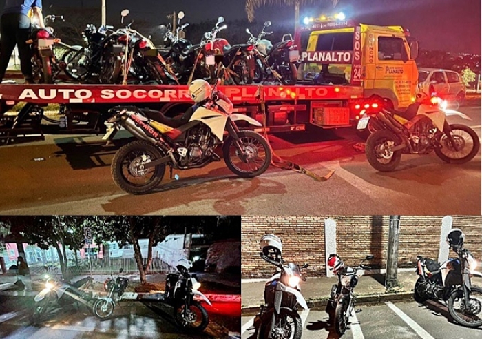 COM 9 MOTOCICLETAS APREENDIDAS, PM APRESENTA RESULTADOS DO FINAL DE SEMANA DA OPERAÇÃO CAVALO DE AÇO