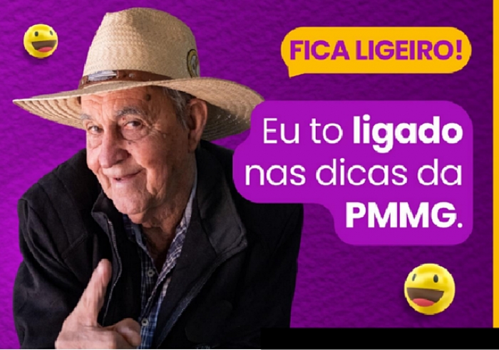 PMMG REALIZA A CAMPANHA SE DEU DÚVIDA É GOLPE