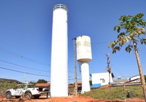 BAIRRO NAÇÕES RECEBE NOVO RESERVATÓRIO DE ÁGUA, COM CAPACIDADE PARA 100 MIL LITROS