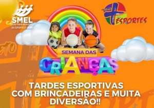 PROJETO +ESPORTES TERÁ PROGRAMAÇÃO ESPECIAL NA SEMANA DA CRIANÇA