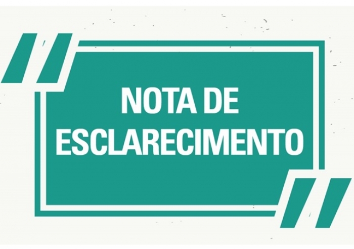 CÂMARA MUNICIPAL PUBLICA ‘NOTA DE ESCLARECIMENTO’