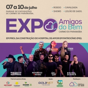 CARMO DO PARANAÍBA ABRAÇA O HC PATROCÍNIO E VAI REALIZAR A ‘EXPO AMIGOS DO BEM’