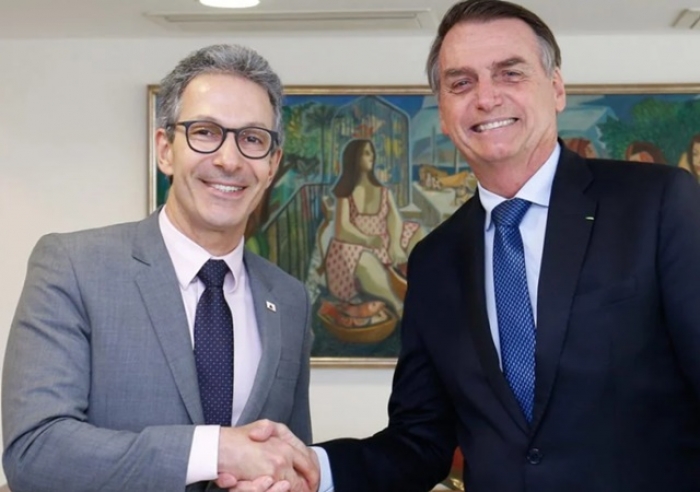 EM BRASÍLIA, ZEMA OFICIALIZA APOIO A BOLSONARO