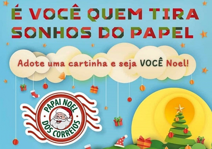 CARTINHAS DO PAPAI NOEL DOS CORREIOS JÁ ESTÃO DISPONIBILIZADAS